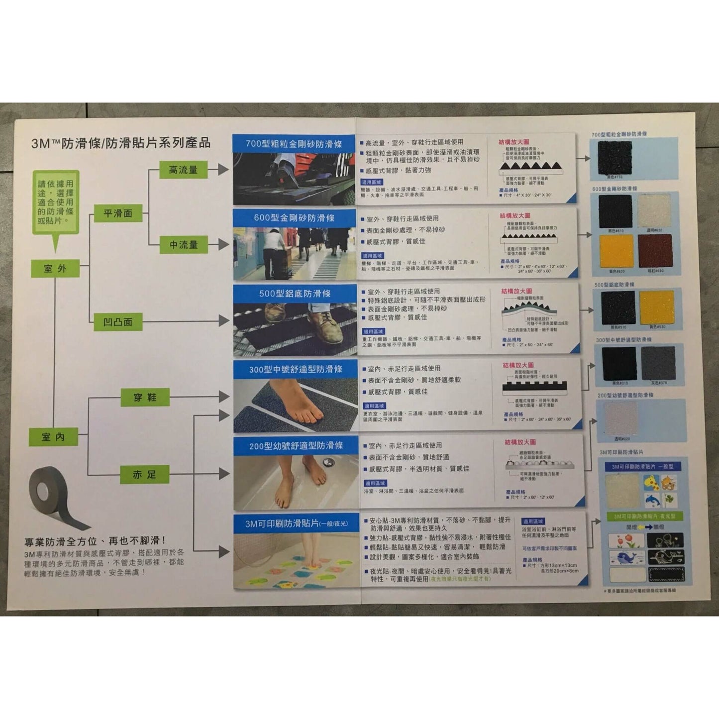 3M™ 舒適型防滑條 - 600型金鋼砂防滑條 - 麗合